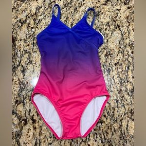 Balera leotard- pink and purple ombré- size IC- like new